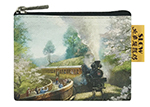 Alishan Forest Railway with Cherry Blossoms_coin purse 阿里山櫻花鐵道_零錢包